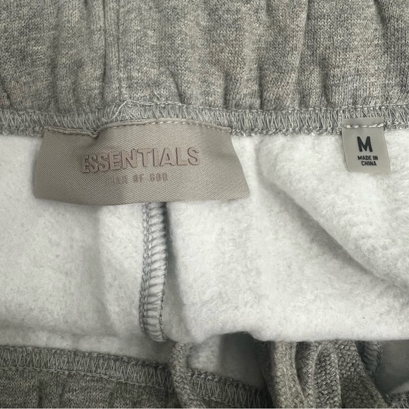 NWT Essentials Fear Of God Blue Hoodie & Dark Oatmeal Shorts Set Streetwear M - Picture 10 of 15